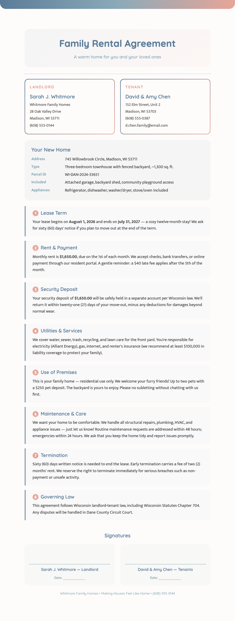 Pastel soft rental agreement